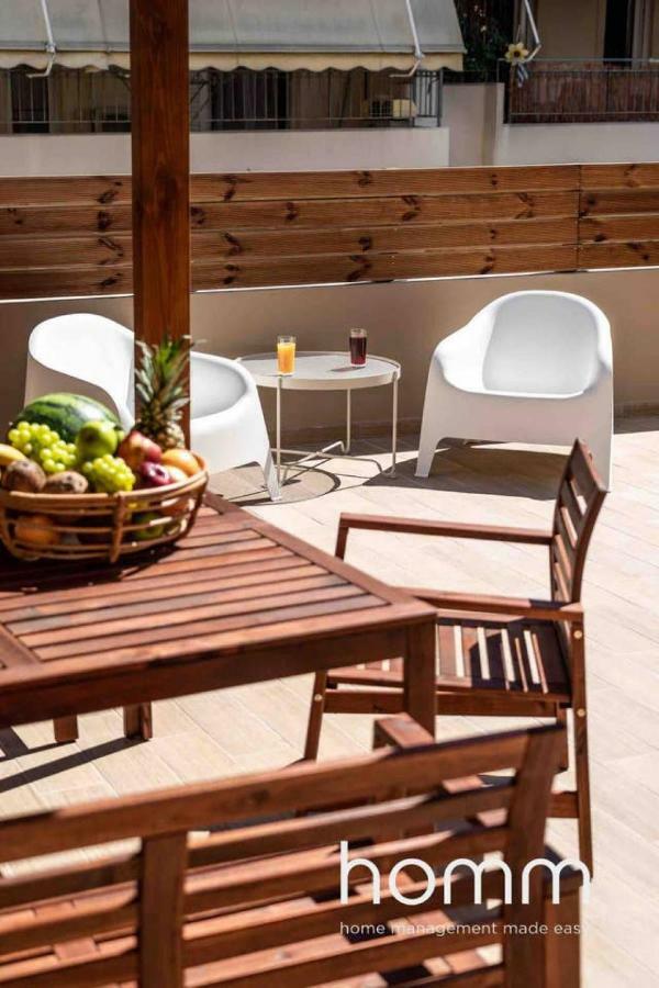 Nemeseos 1St Floor Homm Apartment With Roof Garden And Wading Pool Atene Esterno foto